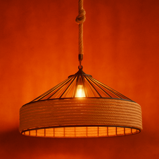 Classical Hemp Rope Pendant Lamp