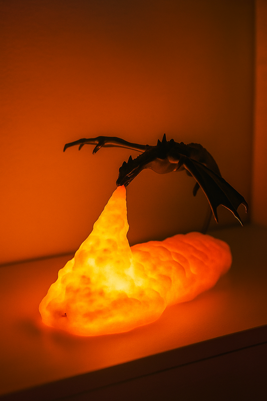 Fire Dragon Lamp