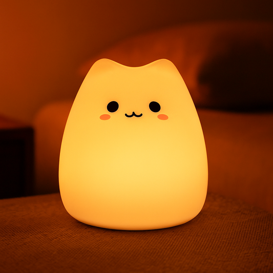 Mini Cat Night Lamp Pat Touch