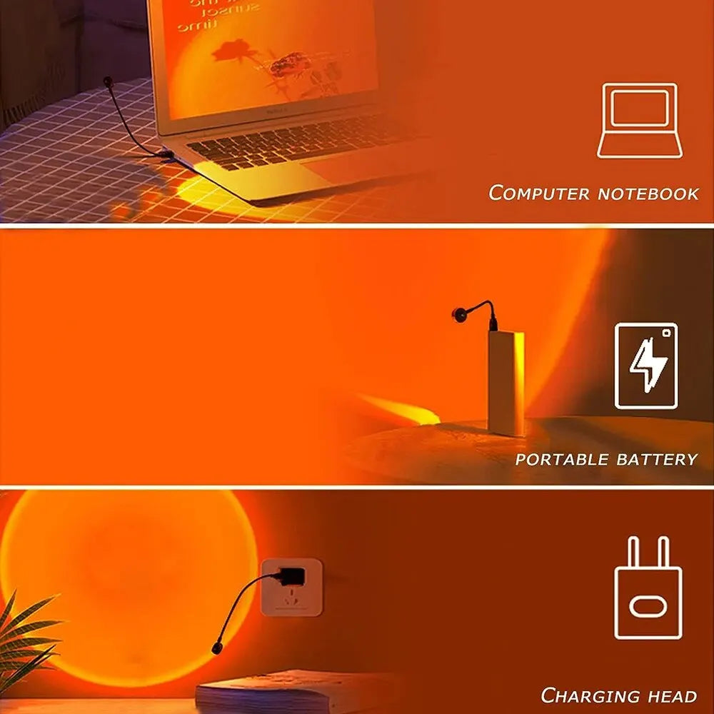 Mini Dreamy Sunset Projection Lamp
