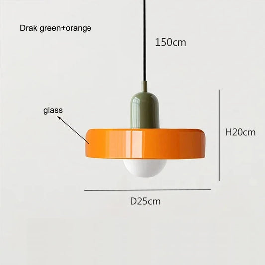 Post-Modern Glass Pendant Light