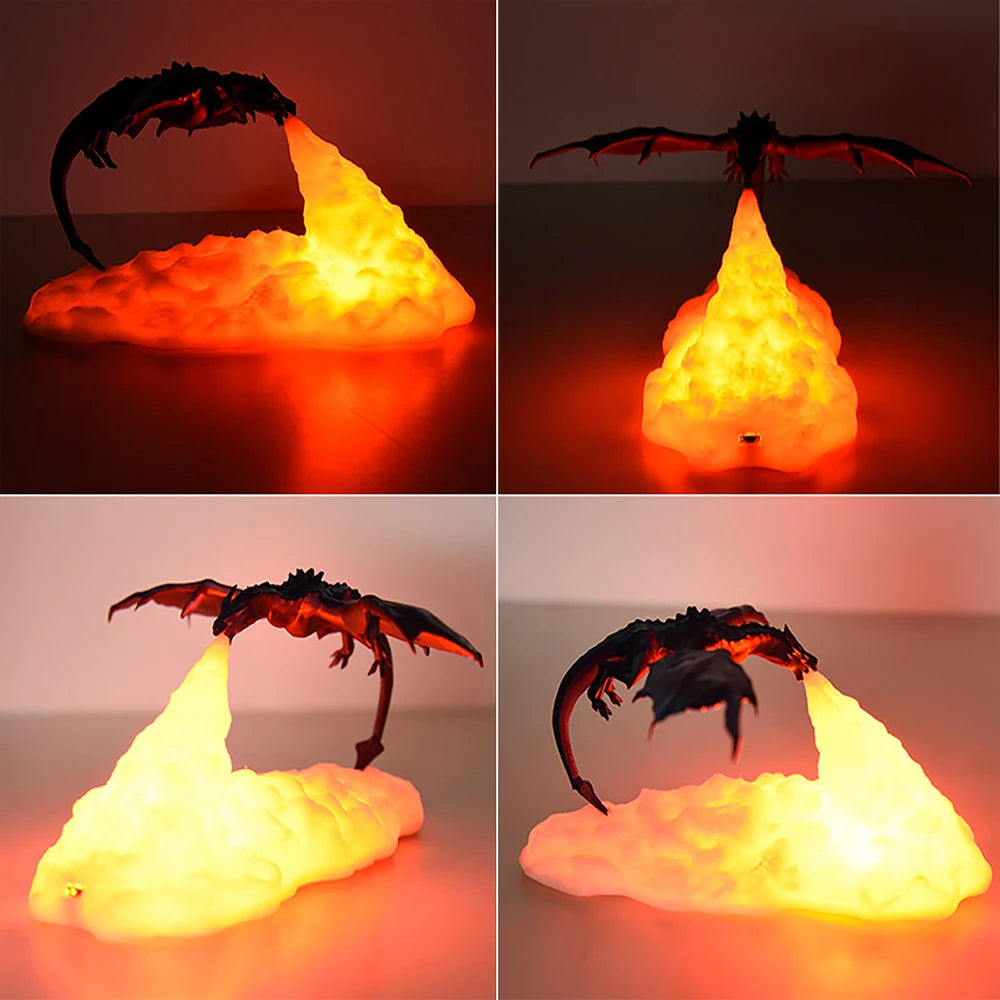 Fire Dragon Lamp