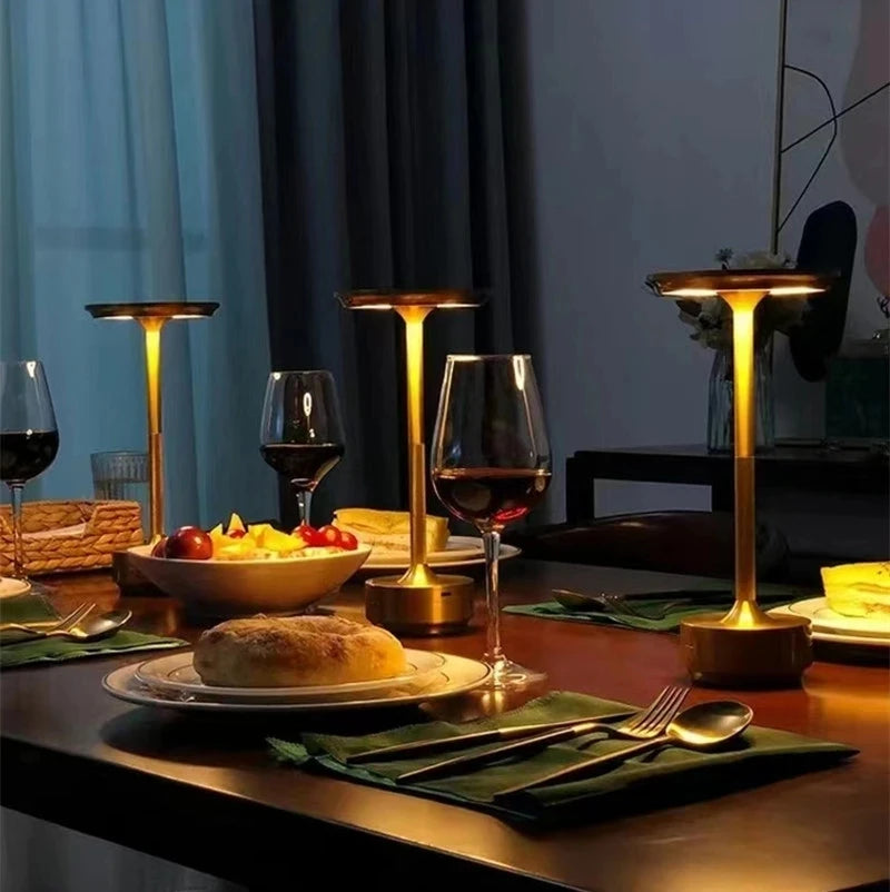 Elegant Aluminum Table Lamp