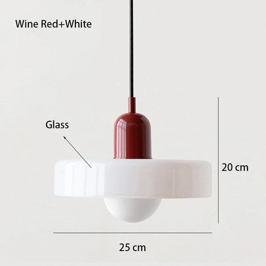 Post-Modern Glass Pendant Light