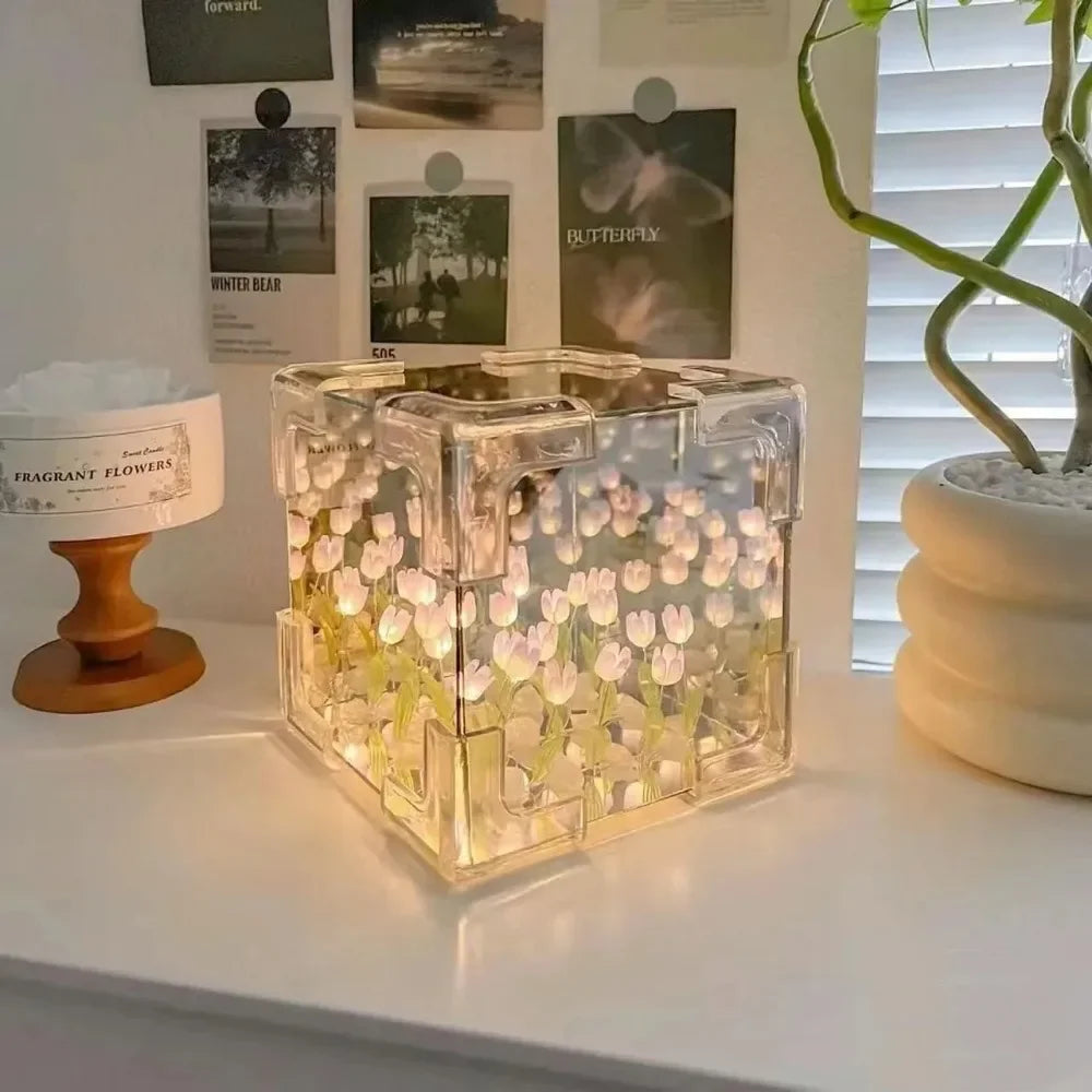 Creative DIY Flower Cube