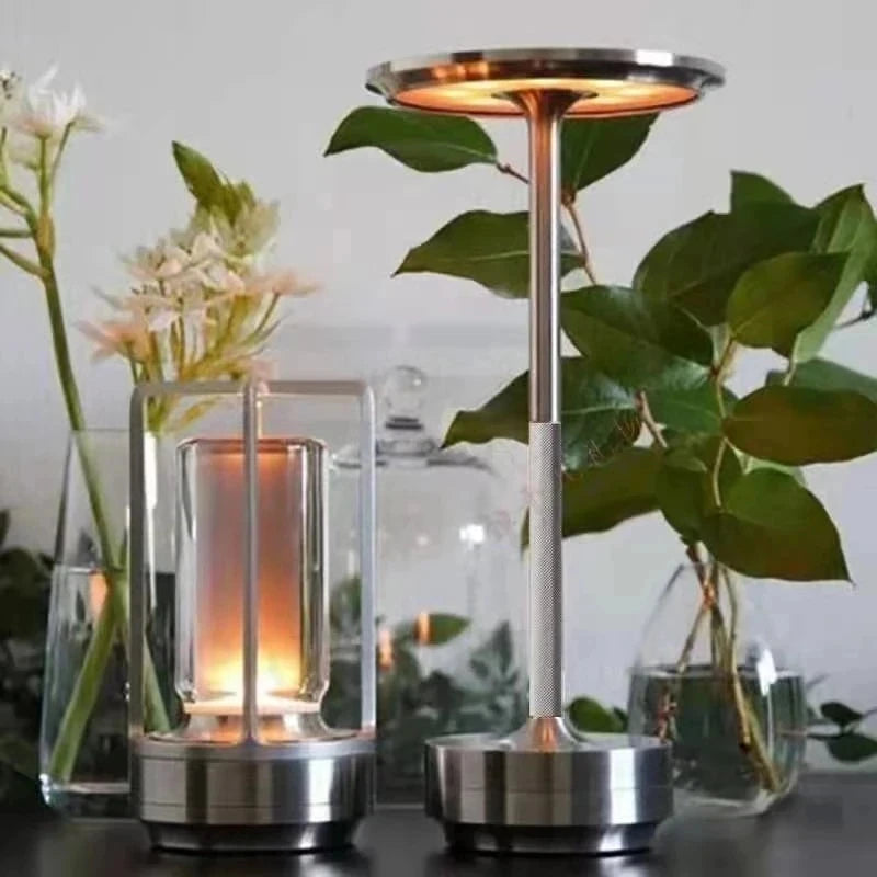 Elegant Aluminum Table Lamp