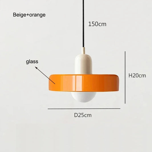 Post-Modern Glass Pendant Light