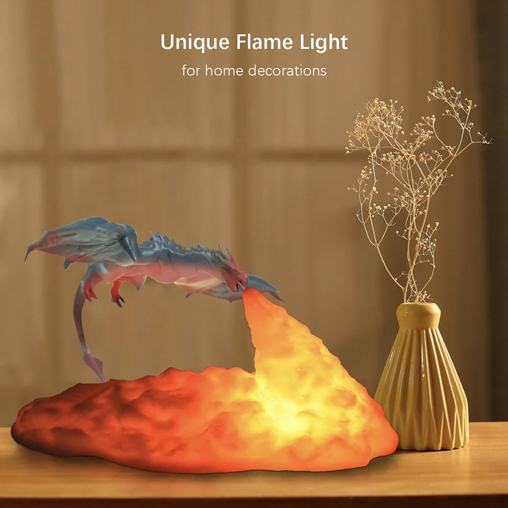 Fire Dragon Lamp