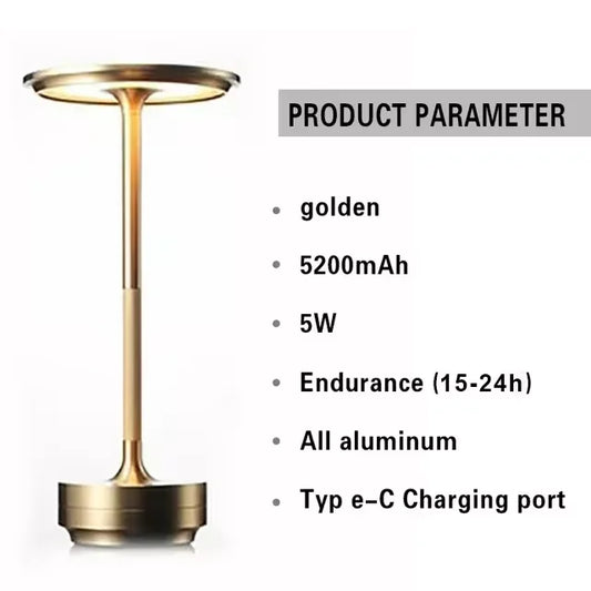 Elegant Aluminum Table Lamp