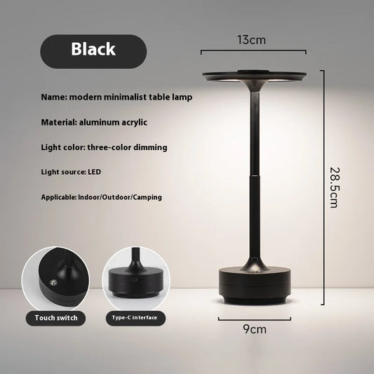 Elegant Aluminum Table Lamp