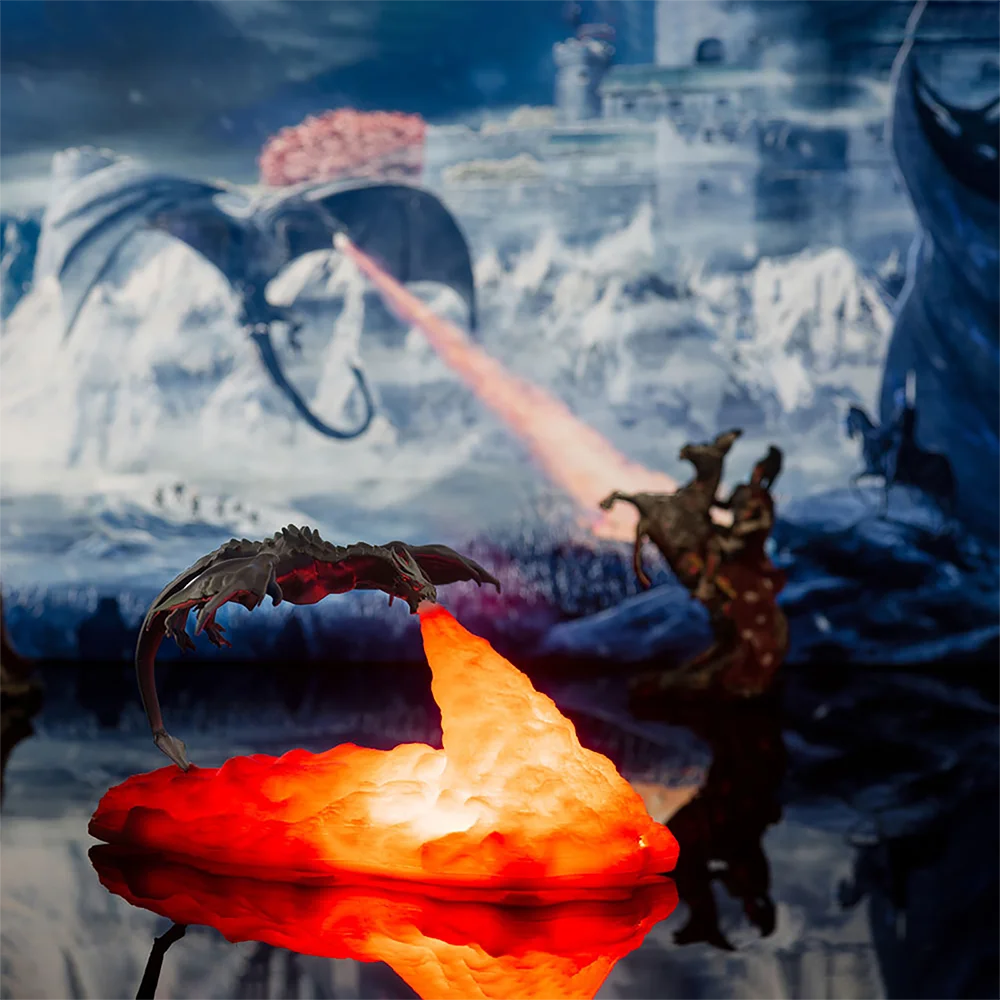 Fire Dragon Lamp