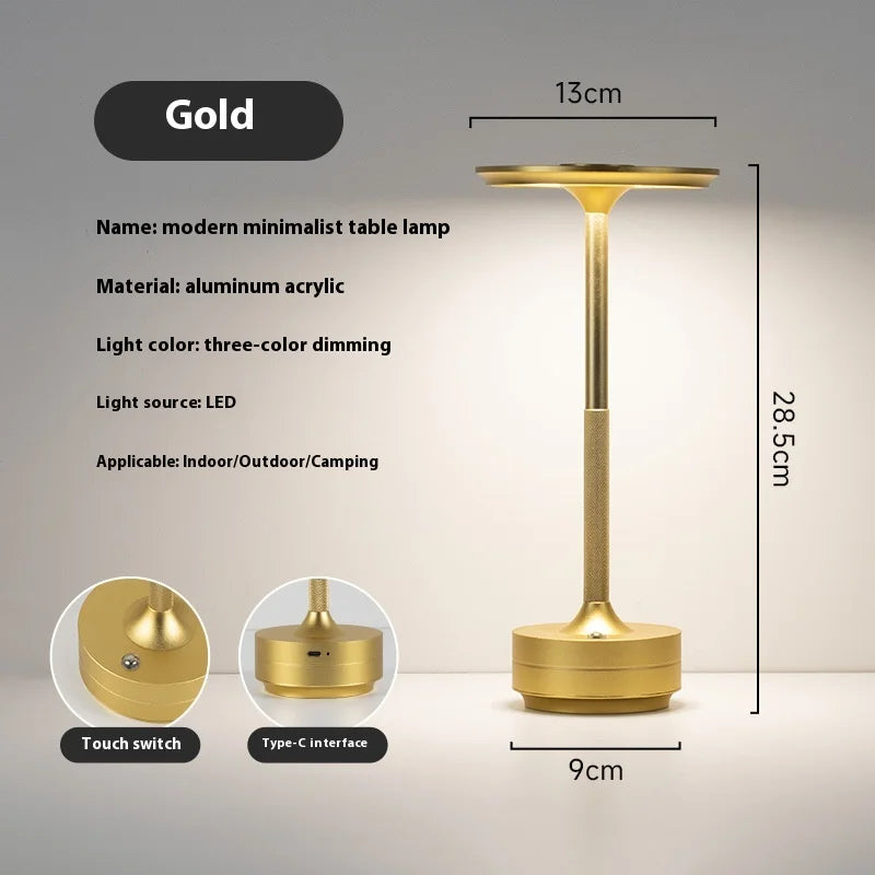 Elegant Aluminum Table Lamp